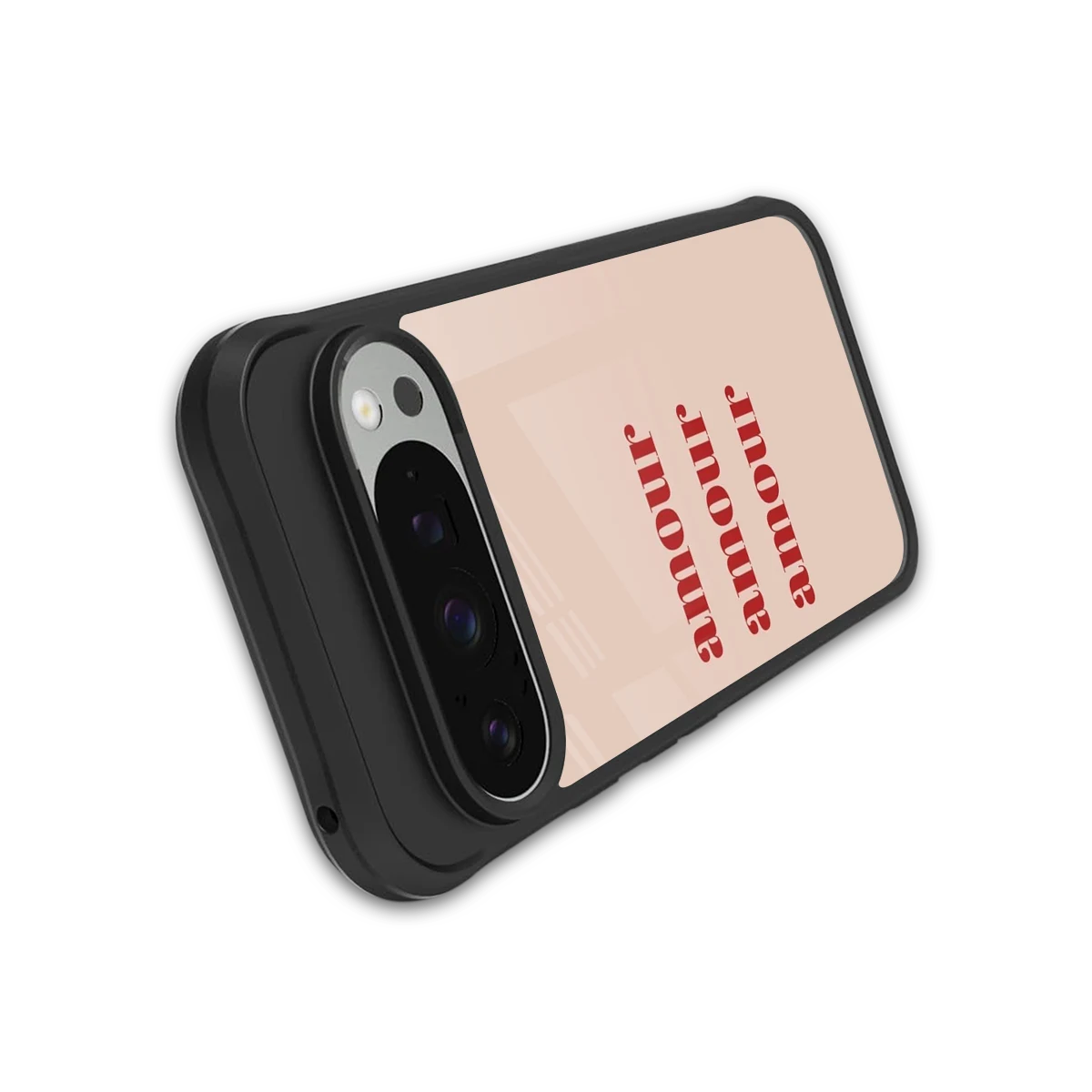 Amore Bliss stylish phone case for google pixel 9 pro xl | glossy glass and slim fit