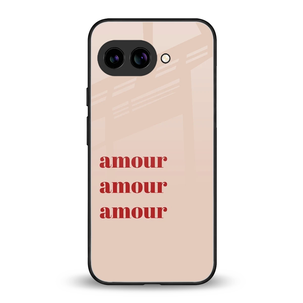 Amore Bliss back phone cover | glass case for google pixel 10a