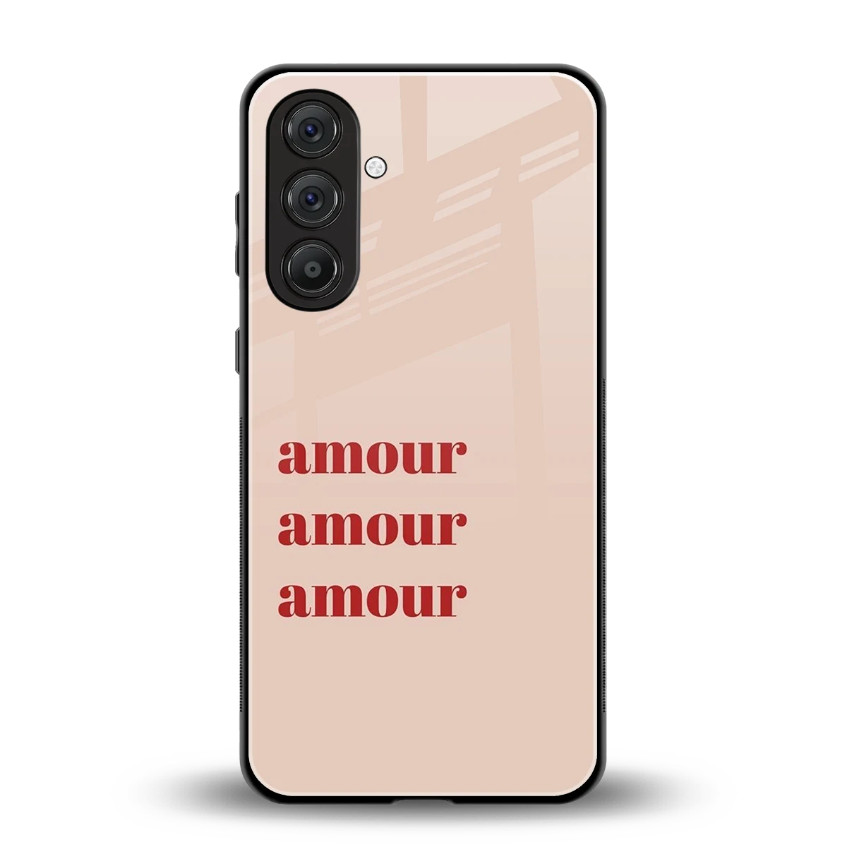 Amore Bliss back phone cover | glass case for samsung galaxy m35 5g