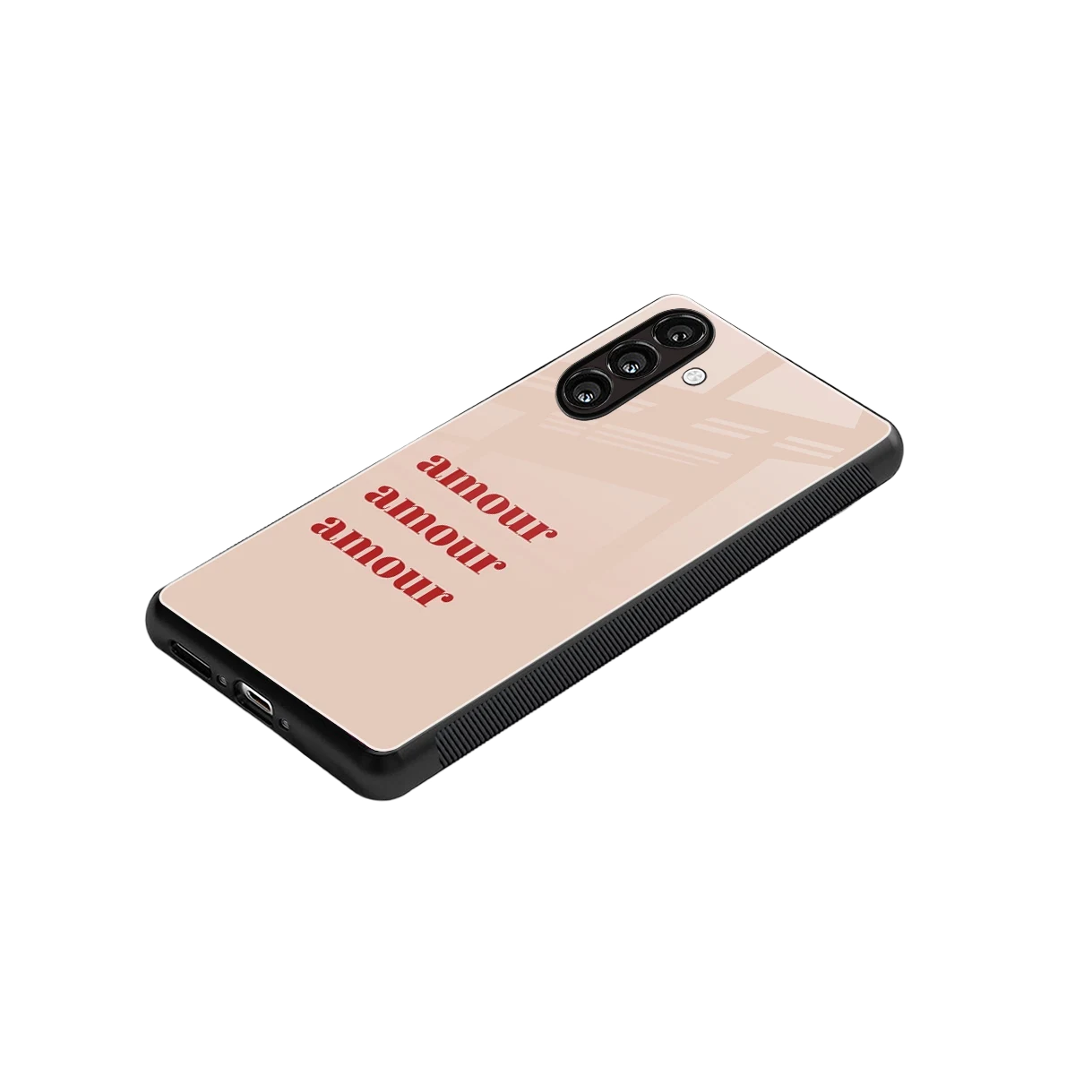 Amore Bliss stylish phone case for samsung galaxy m35 5g | glossy glass and slim fit