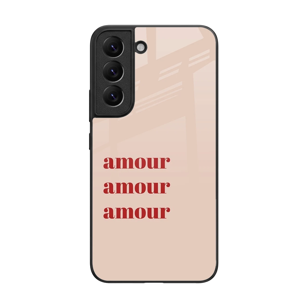 Amore Bliss back phone cover | glass case for samsung galaxy s22