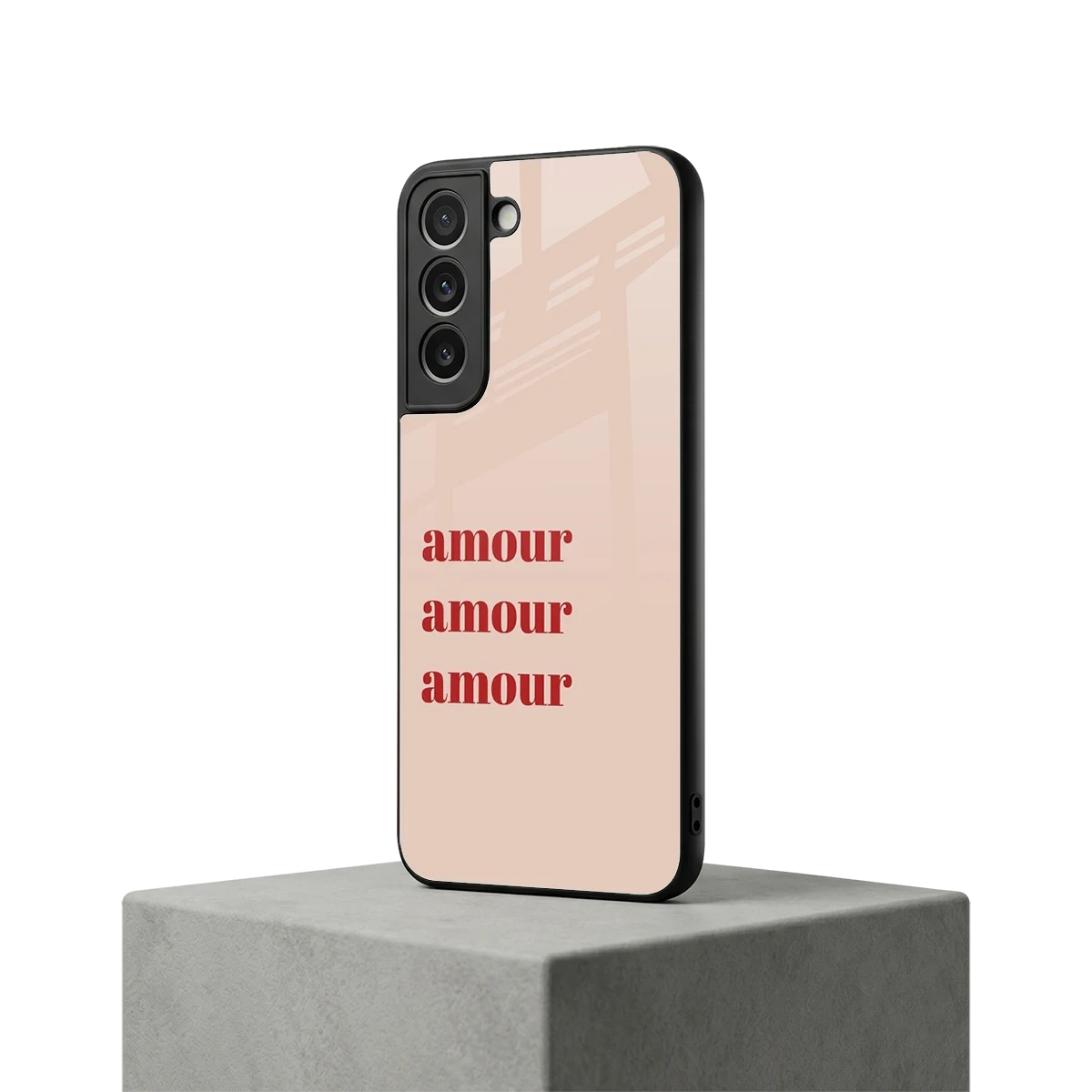 Amore Bliss samsung galaxy s22 mobile cover | shockproof glass phone case