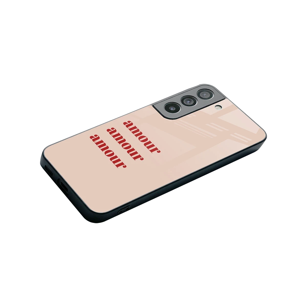 Amore Bliss stylish phone case for samsung galaxy s22 | glossy glass and slim fit