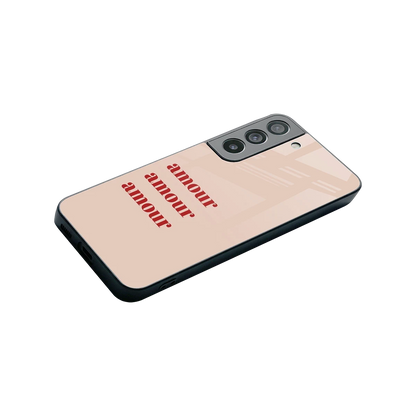 Amore Bliss stylish phone case for samsung galaxy s22 | glossy glass and slim fit