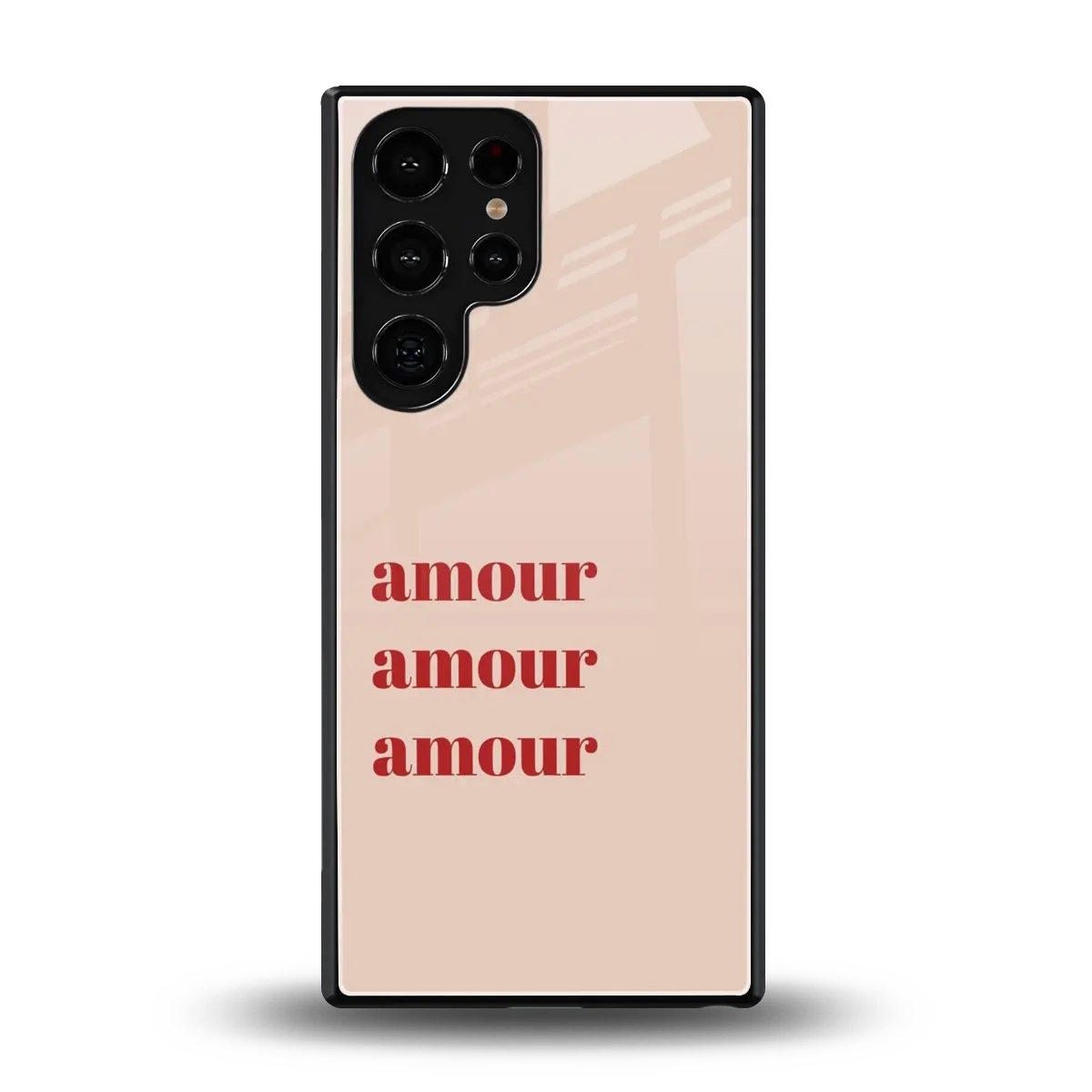 Amore Bliss back phone cover | glass case for samsung galaxy s25 ultra