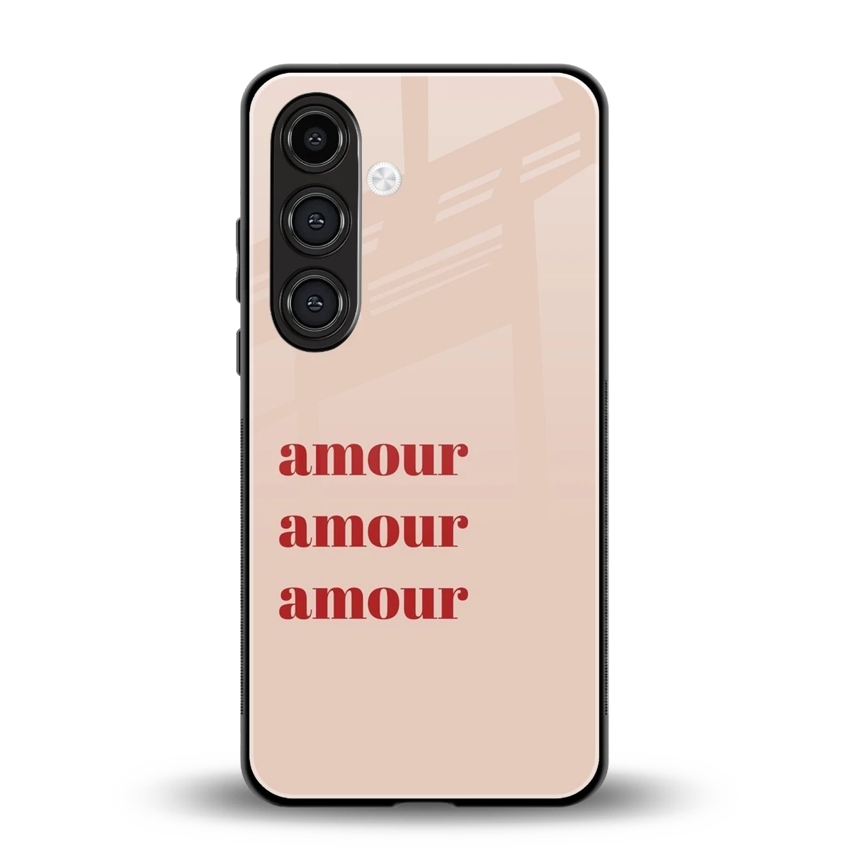Amore Bliss back phone cover | glass case for samsung galaxy s25