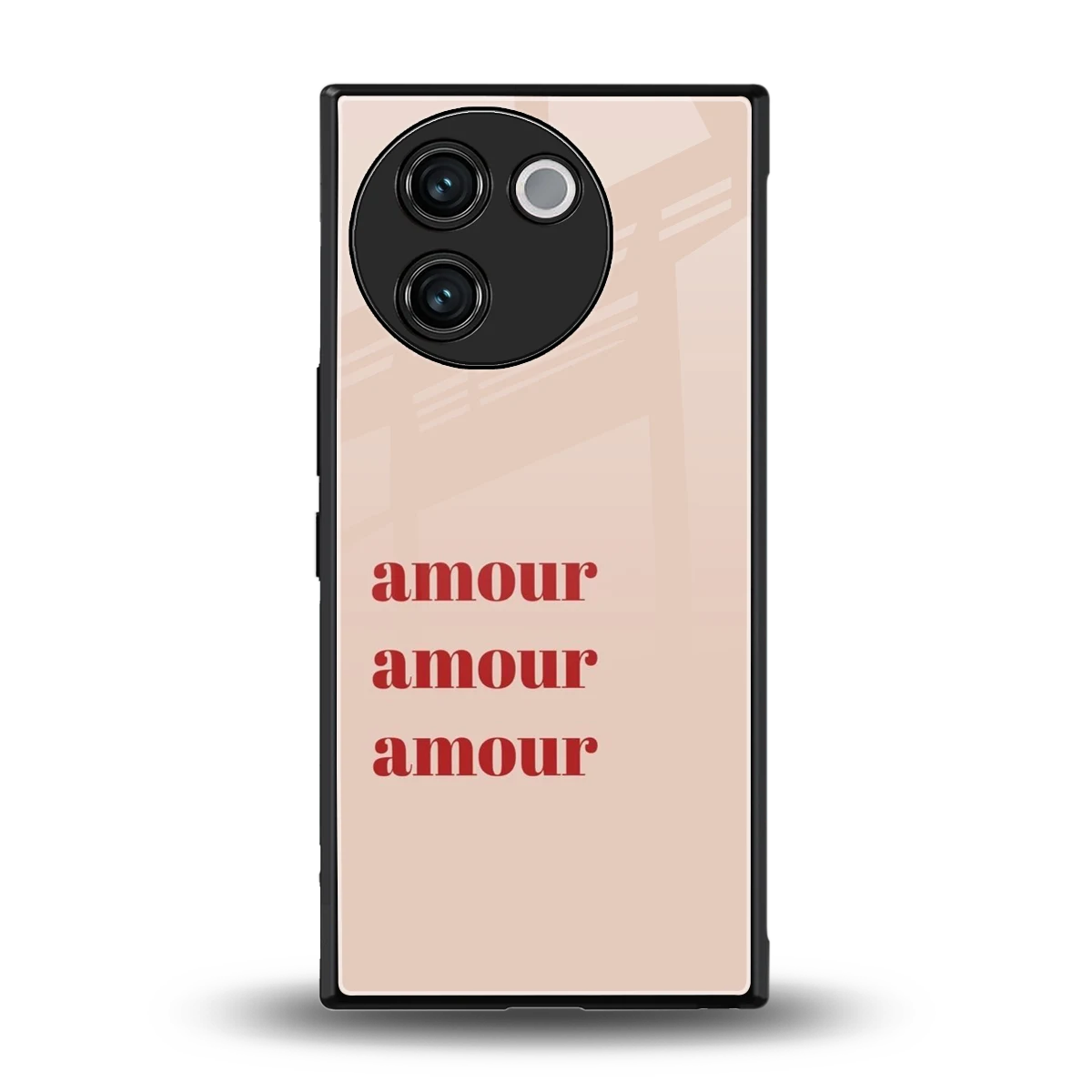 Amore Bliss back phone cover | glass case for vivo v30e