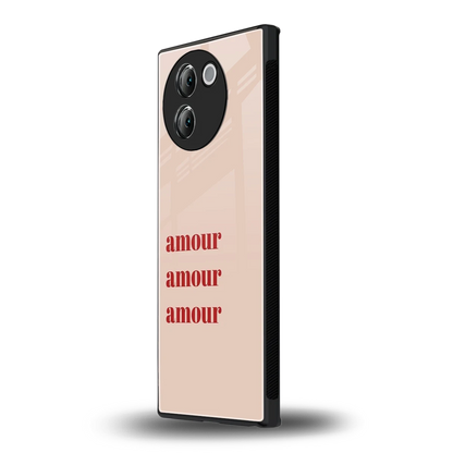 Amore Bliss vivo v30e mobile cover | shockproof glass phone case