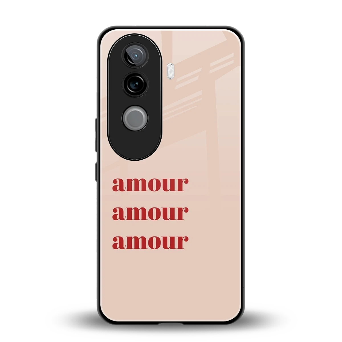 Amore Bliss back phone cover | glass case for vivo v40e