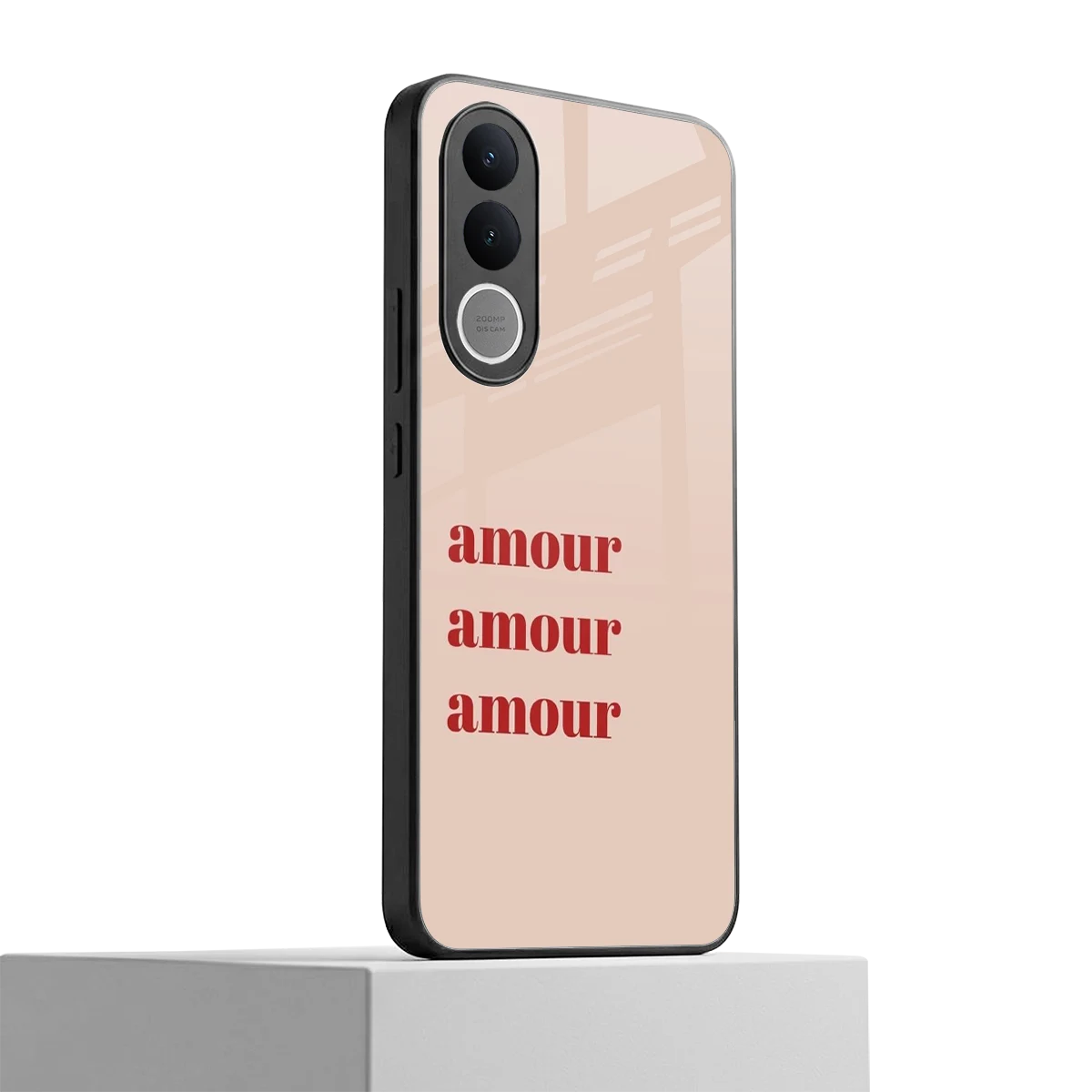Amore Bliss vivo v70 fe mobile cover | shockproof glass phone case