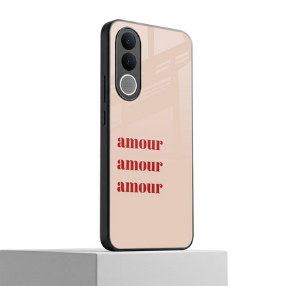 Amore Bliss vivo v70 fe mobile cover | shockproof glass phone case