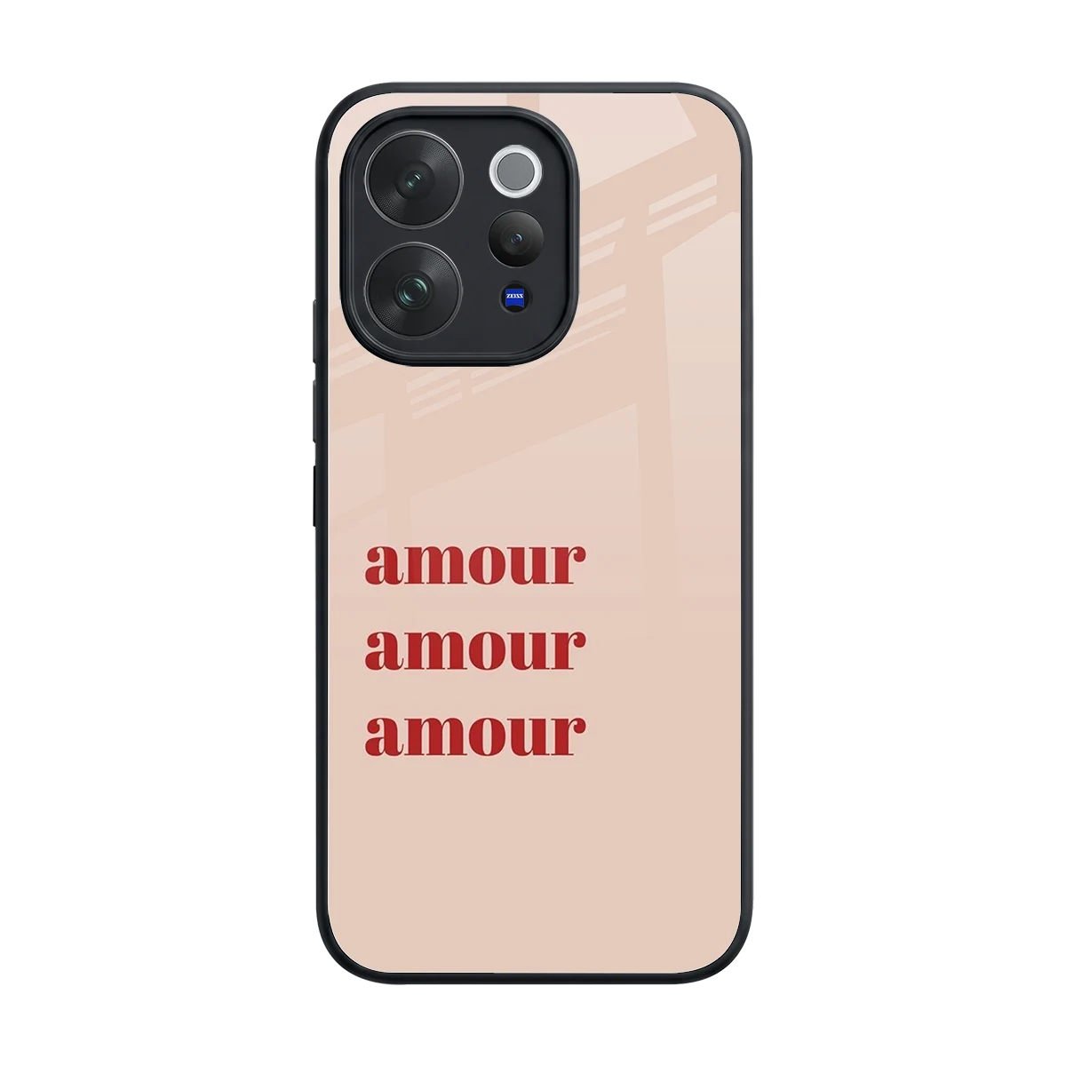 Amore Bliss back phone cover | glass case for vivo v70