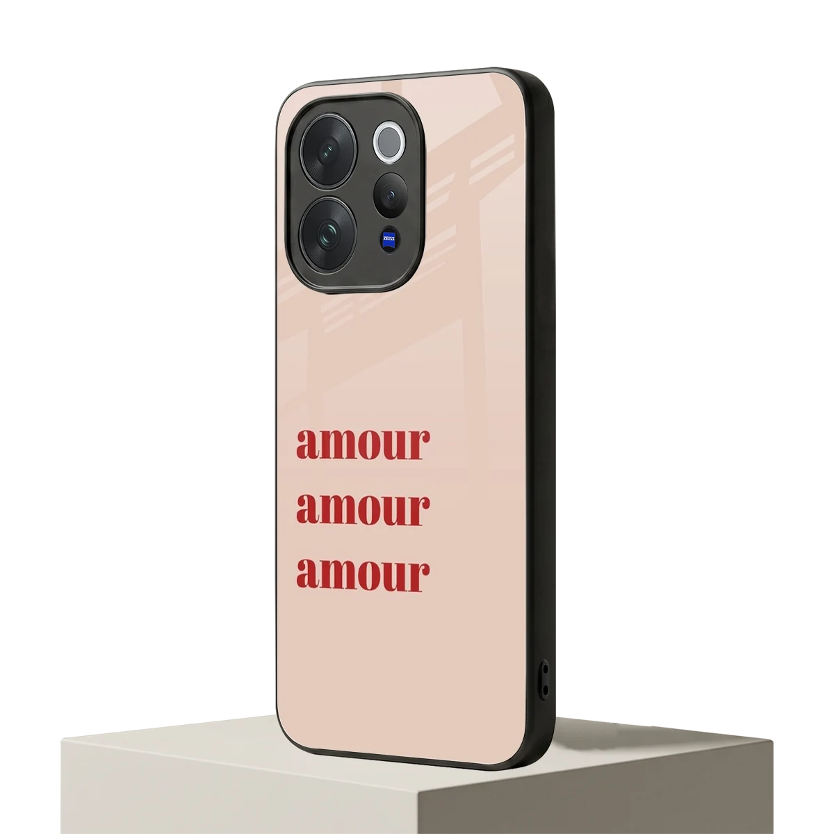 Amore Bliss vivo v70 mobile cover | shockproof glass phone case