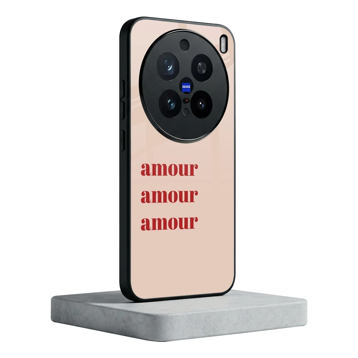Amore Bliss vivo x200 pro mobile cover | shockproof glass phone case