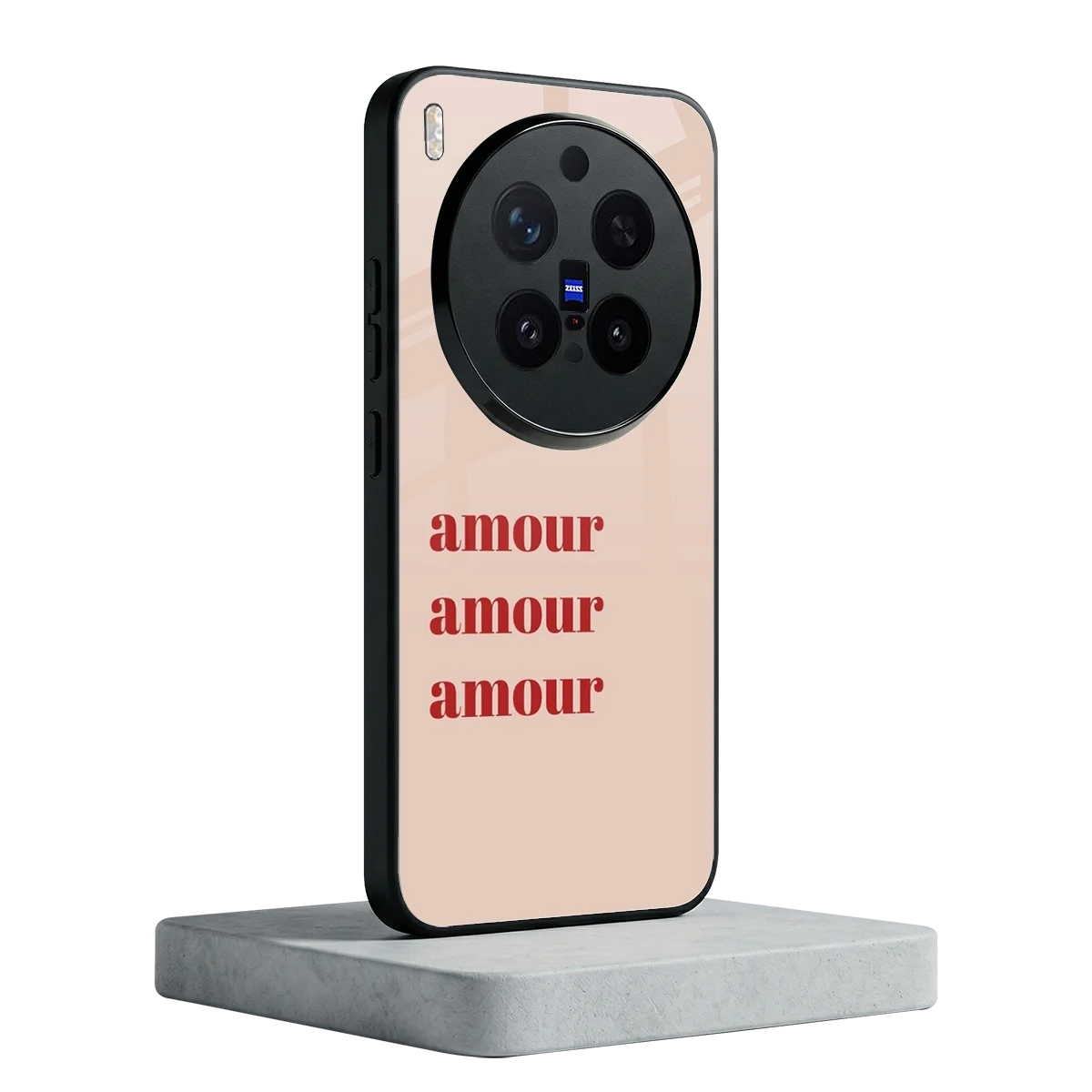 Amore Bliss vivo x300 pro mobile cover | shockproof glass phone case