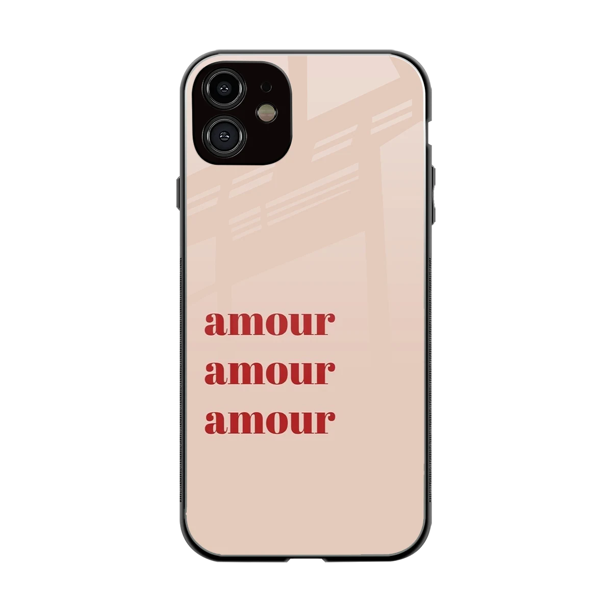 Amore Bliss back phone cover | glass case for iphone 12