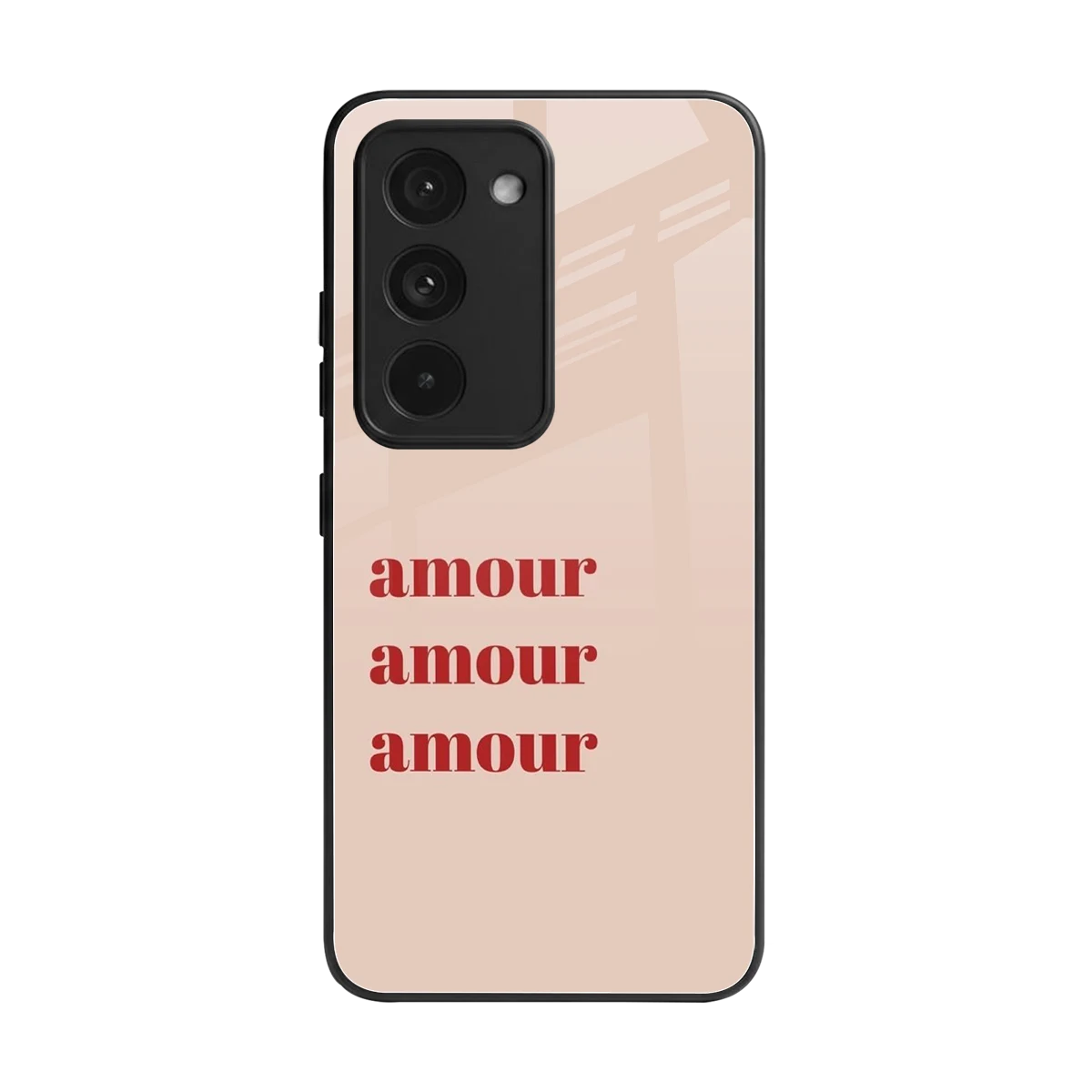 Amore Bliss back phone cover | glass case for redmi 15 5g