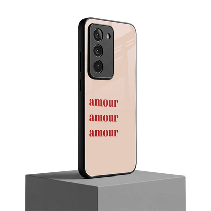 Amore Bliss redmi 15 5g mobile cover | shockproof glass phone case
