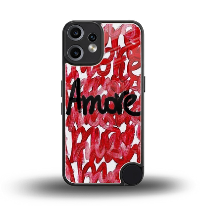Amore back phone cover | glass case for cmf nothing phone 2 pro