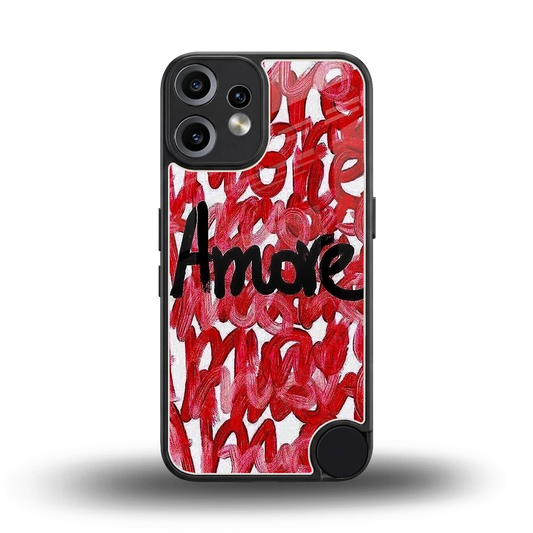 Amore back phone cover | glass case for cmf nothing phone 2 pro