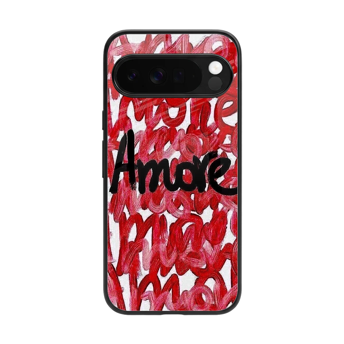 Amore back phone cover | glass case for google pixel 10 pro xl