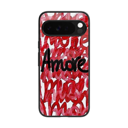 Amore back phone cover | glass case for google pixel 10 pro xl
