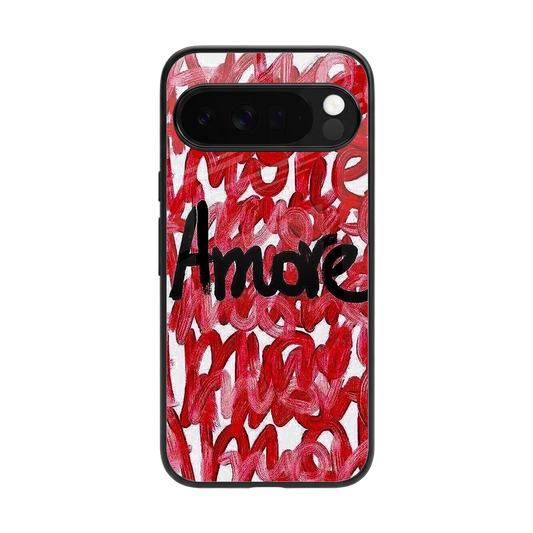 Amore back phone cover | glass case for google pixel 10 pro xl