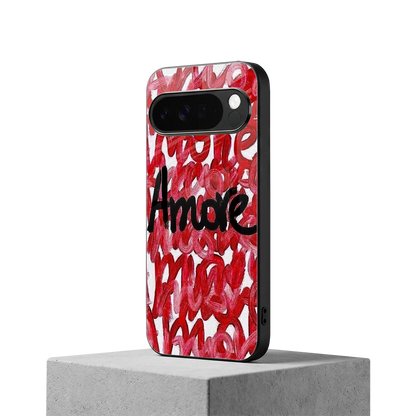 Amore google pixel 10 pro xl mobile cover | shockproof glass phone case