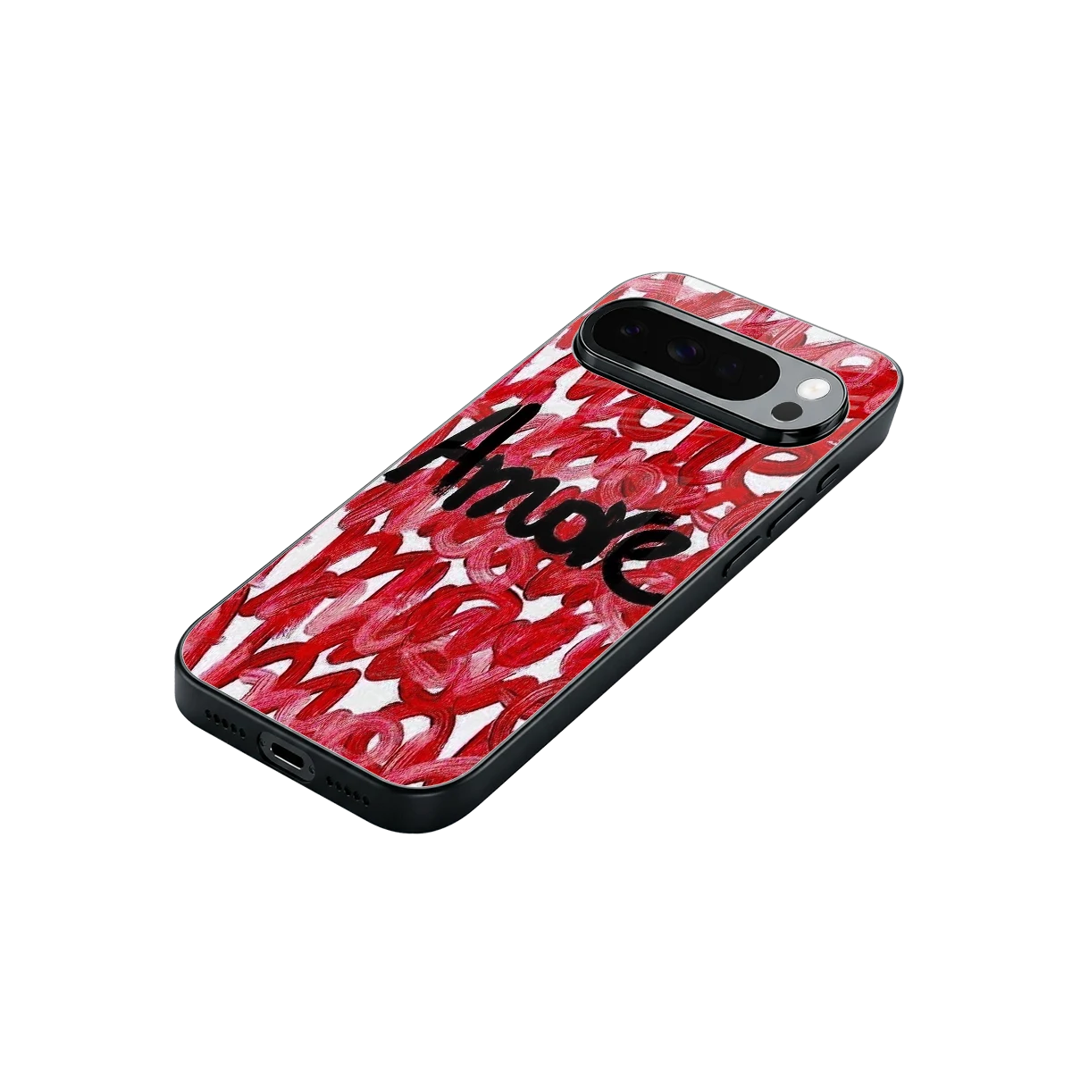 Amore stylish phone case for google pixel 10 pro xl | glossy glass and slim fit