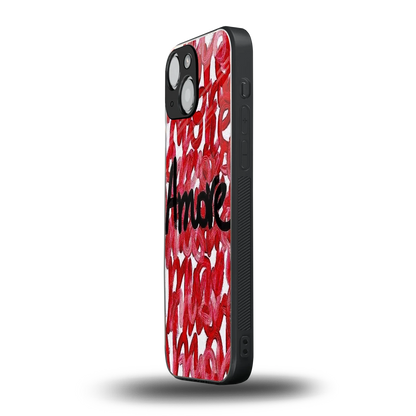 Amore iphone 13 mini mobile cover | shockproof glass phone case