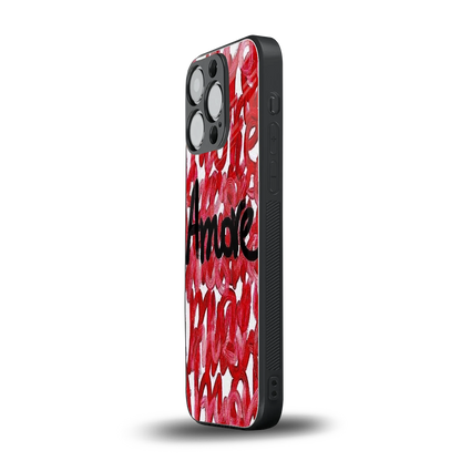 Amore iphone 13 pro mobile cover | shockproof glass phone case