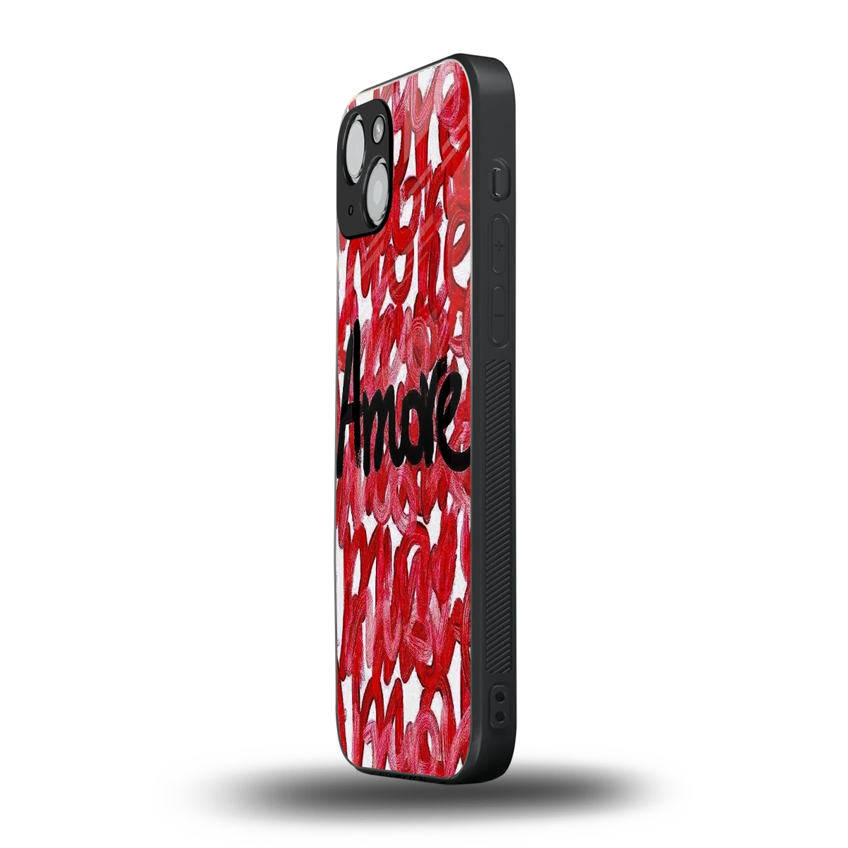 Amore iphone 14 mobile cover | shockproof glass phone case
