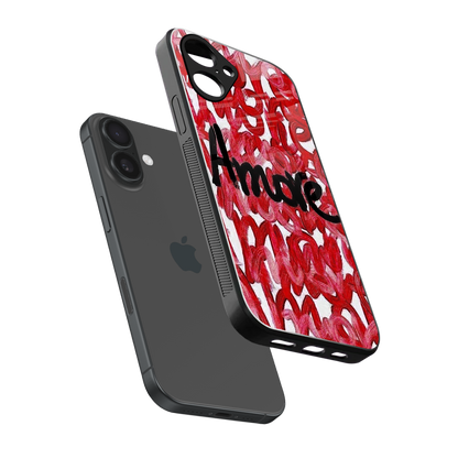 Amore Phone Case for Iphone 16 | Glass Case