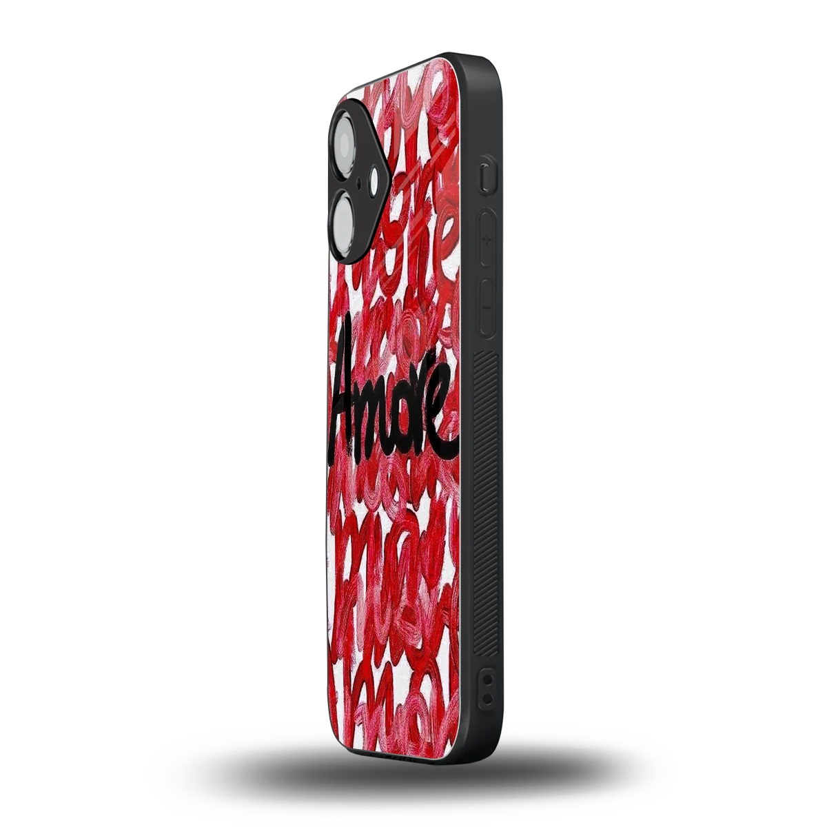 Amore iPhone 16 mobile cover | shockproof glass phone case