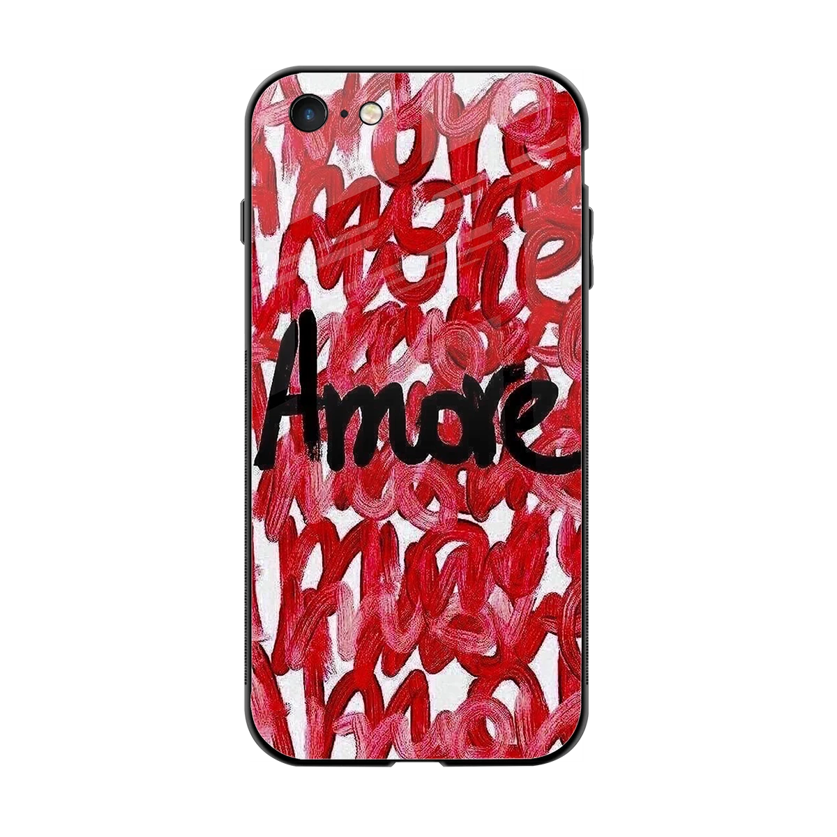 Amore back phone cover | glass case for iphone 6s plus