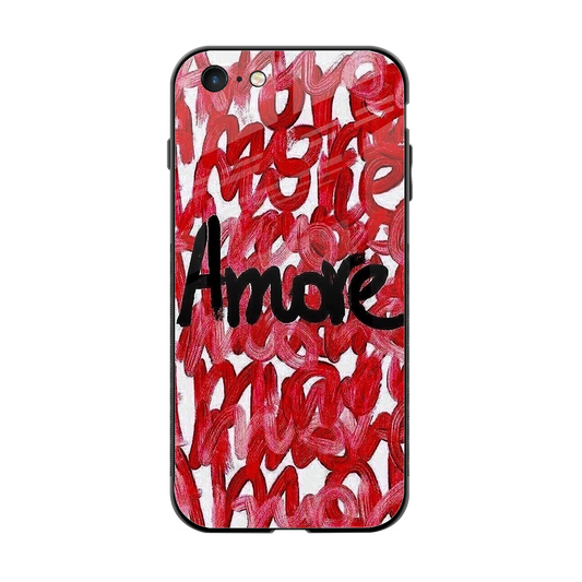 Amore back phone cover | glass case for iphone 6s