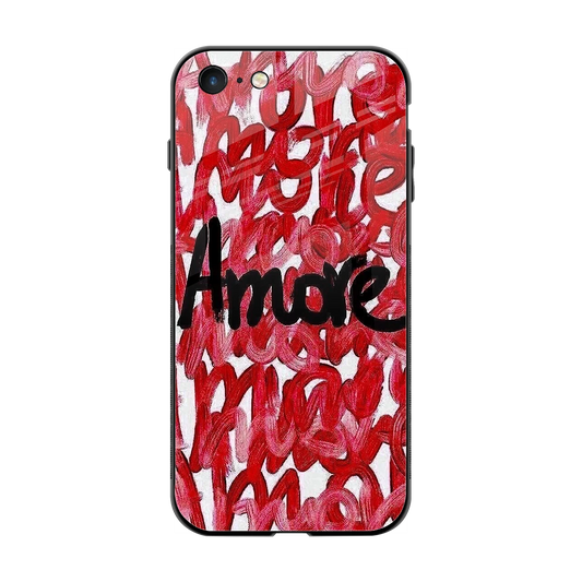 Amore back phone cover | glass case for iphone 7