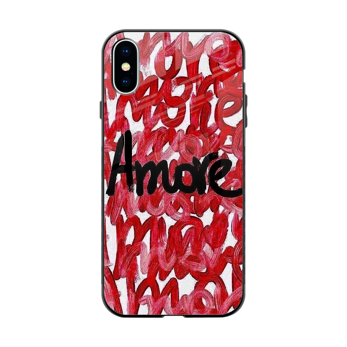 Amore back phone cover | glass case for iphone x