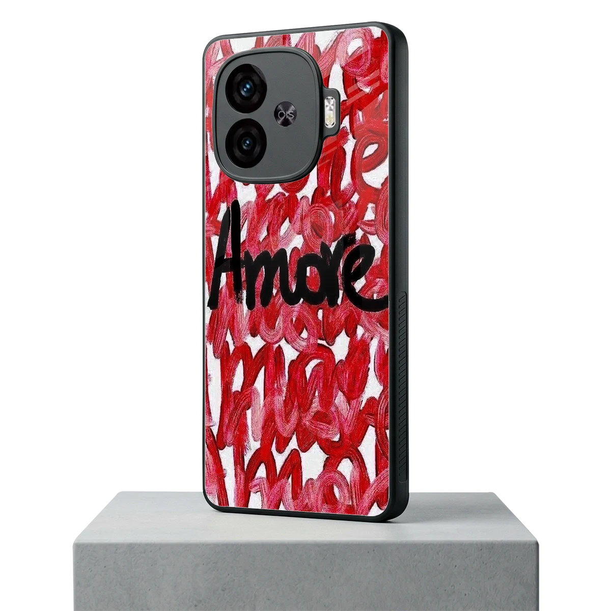 Amore iqoo neo 10r 5g mobile cover | shockproof glass phone case