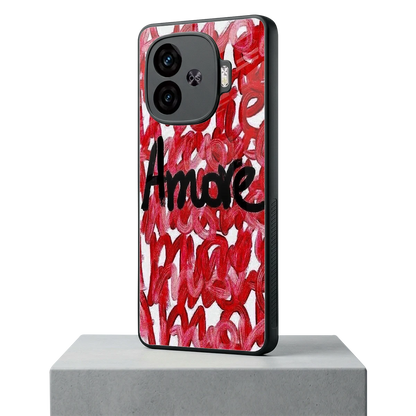 Amore iqoo neo 10r 5g mobile cover | shockproof glass phone case