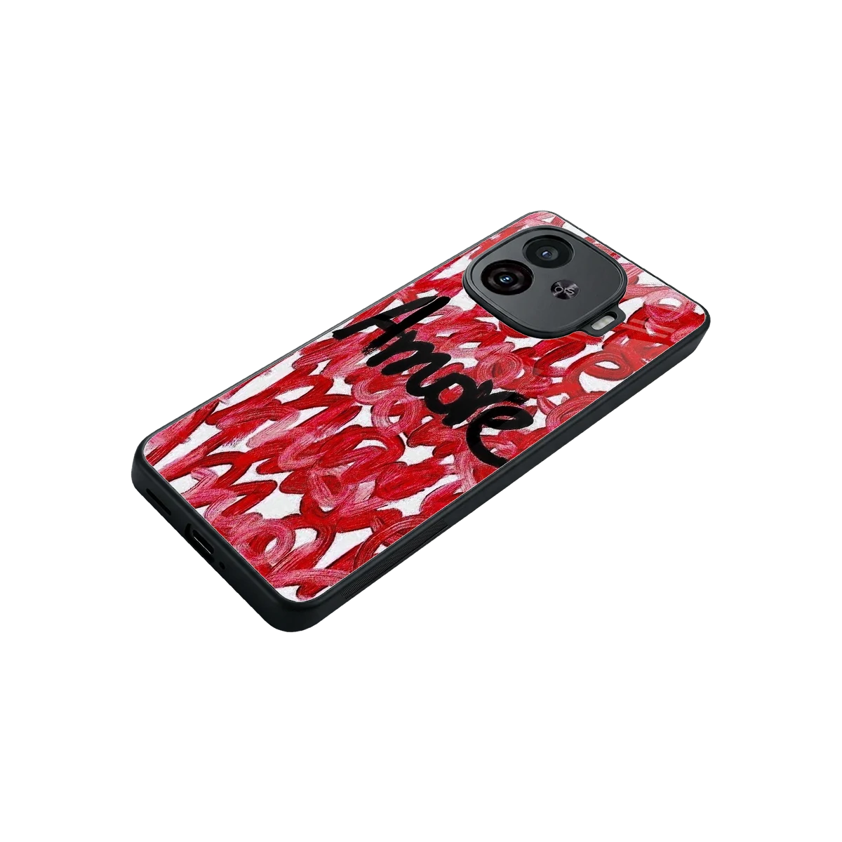 Amore stylish phone case for iqoo neo 10r 5g | glossy glass and slim fit
