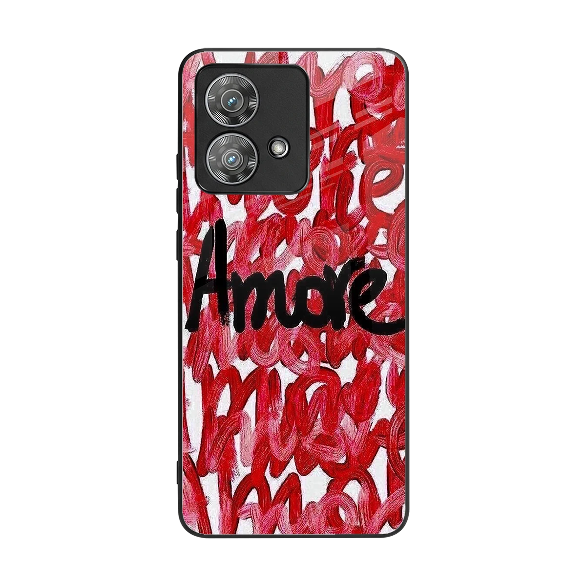 Amore back phone cover | glass case for motorola edge 40 neo 5g