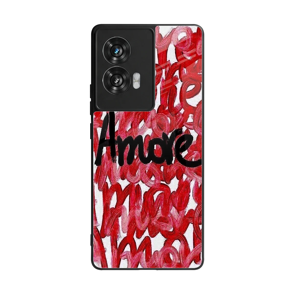 Amore back phone cover | glass case for motorola edge 50 fusion