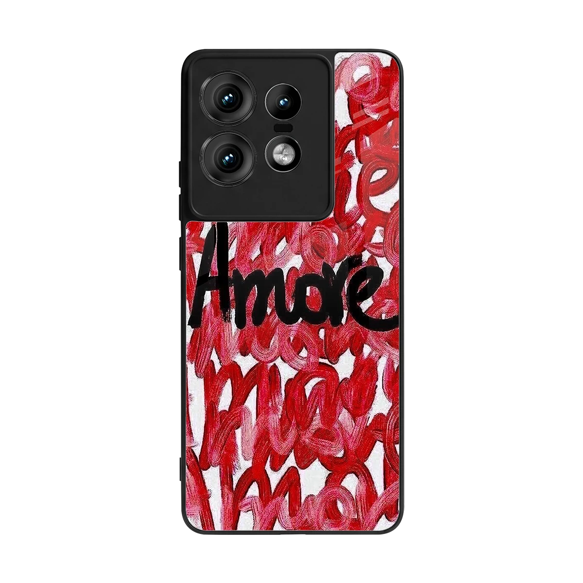 Amore back phone cover | glass case for motorola edge 50 pro
