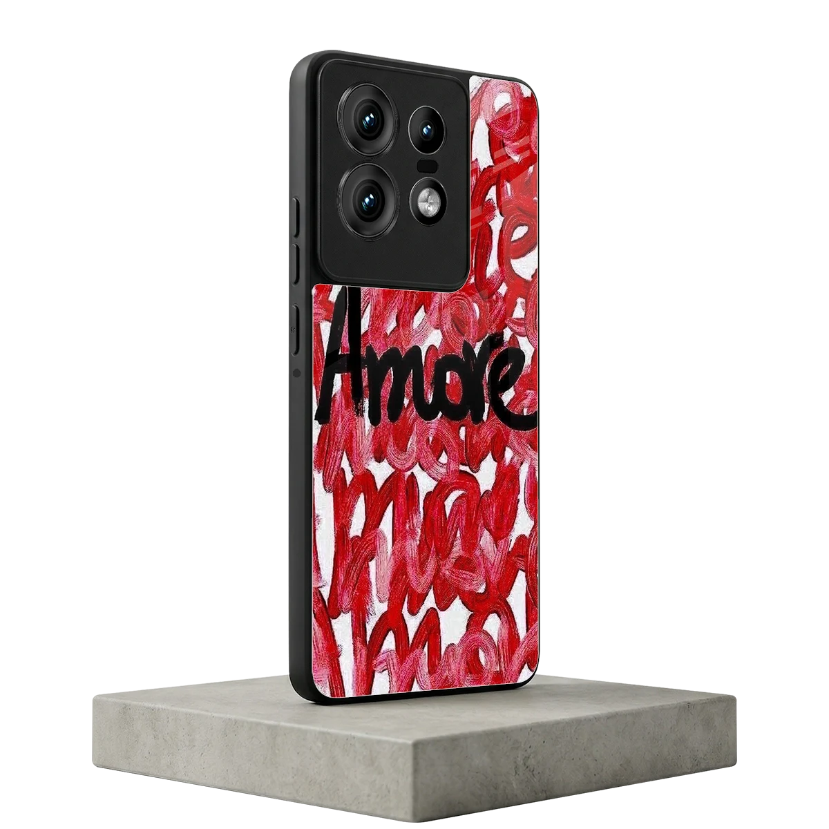 Amore motorola edge 50 pro mobile cover | shockproof glass phone case