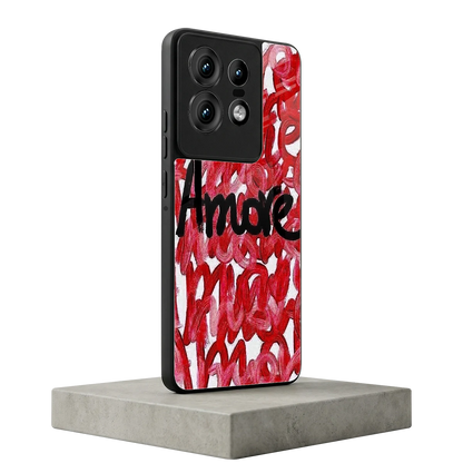 Amore motorola edge 50 pro mobile cover | shockproof glass phone case