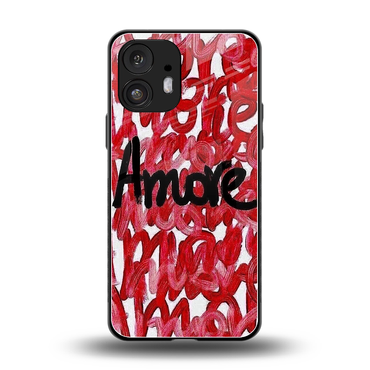 Amore back phone cover | glass case for nothing phone 2