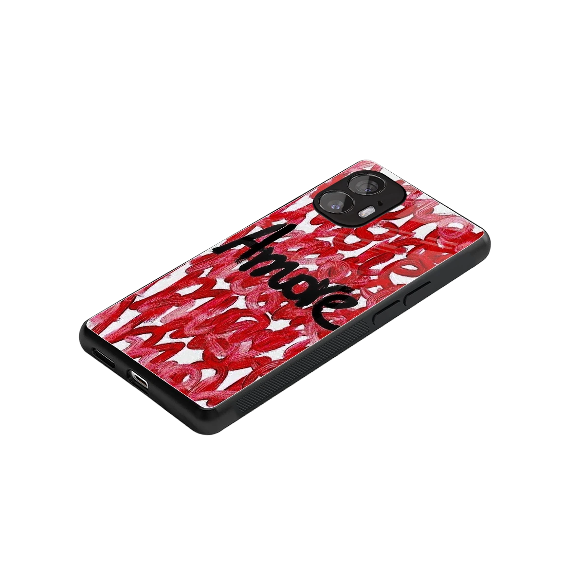 Amore stylish phone case for nothing phone 2 | glossy glass and slim fit