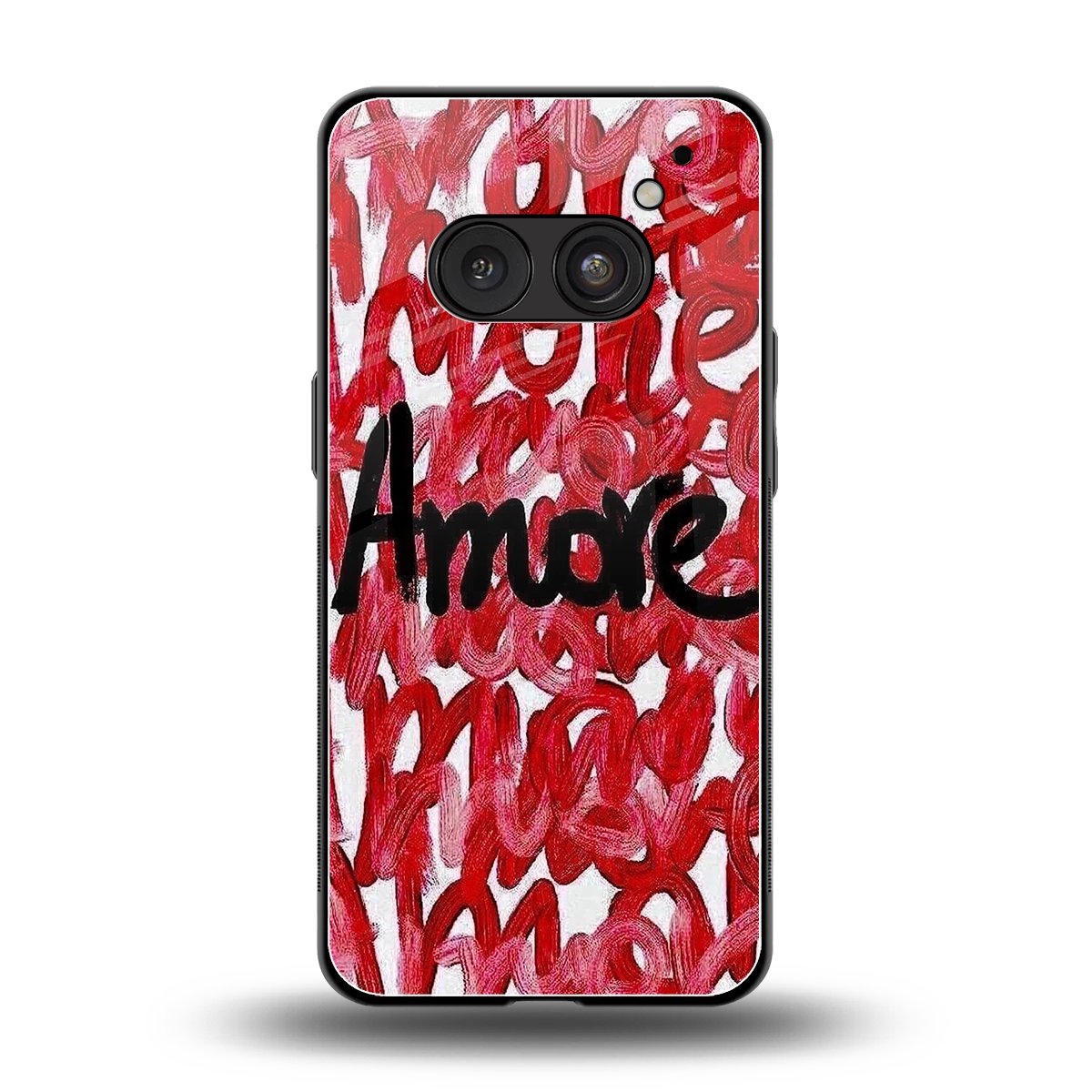 Amore back phone cover | glass case for nothing phone 2a plus