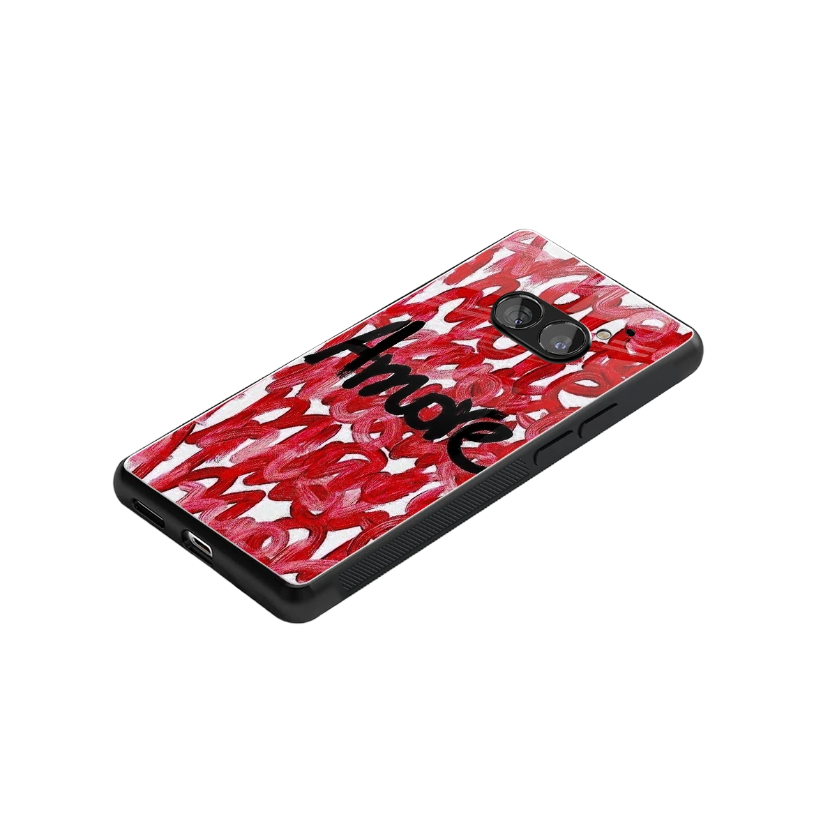 Amore stylish phone case for nothing phone 2a plus | glossy glass and slim fit